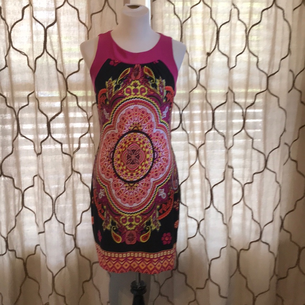 Xoxo vibrant bright colored dress